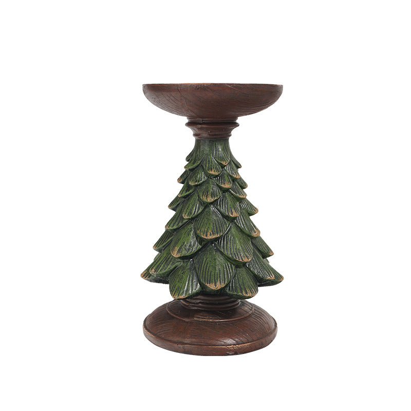 Christmas Tree Candle Holder Decor