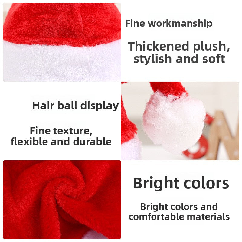 Christmas Short Plush Hat
