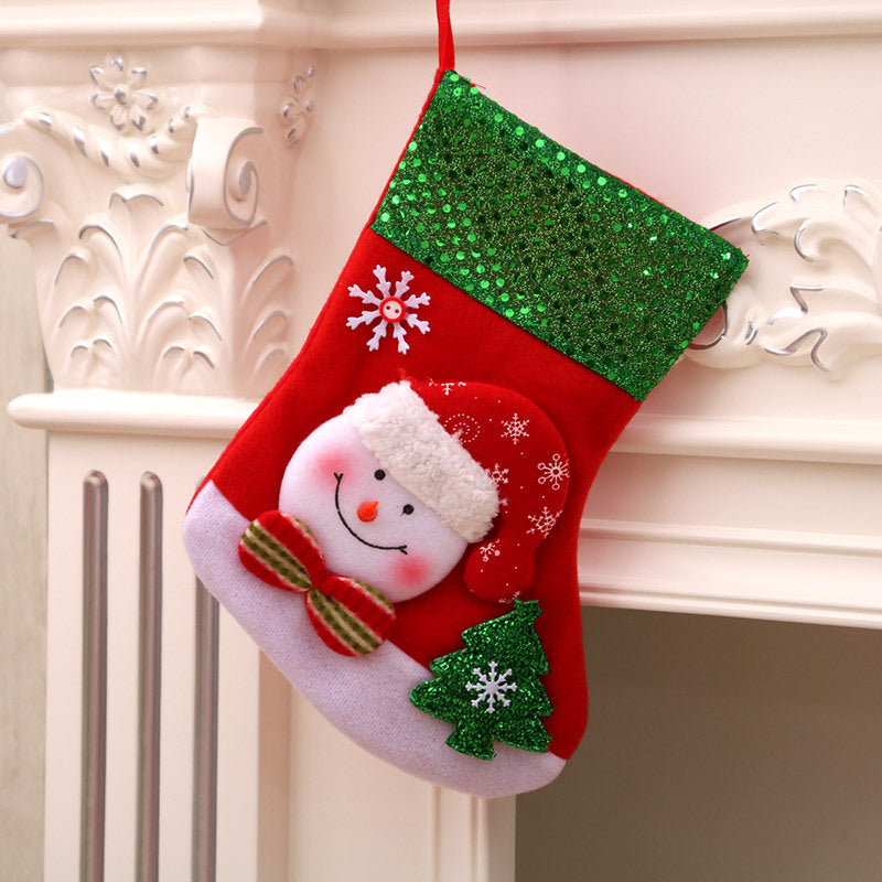 Christmas Gift Sock Hanging Bag
