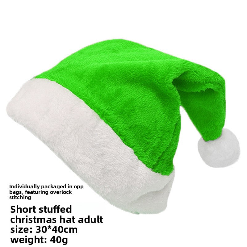 Christmas Short Plush Hat