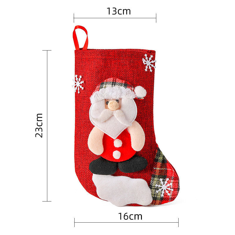 Christmas Gift Sock Hanging Bag