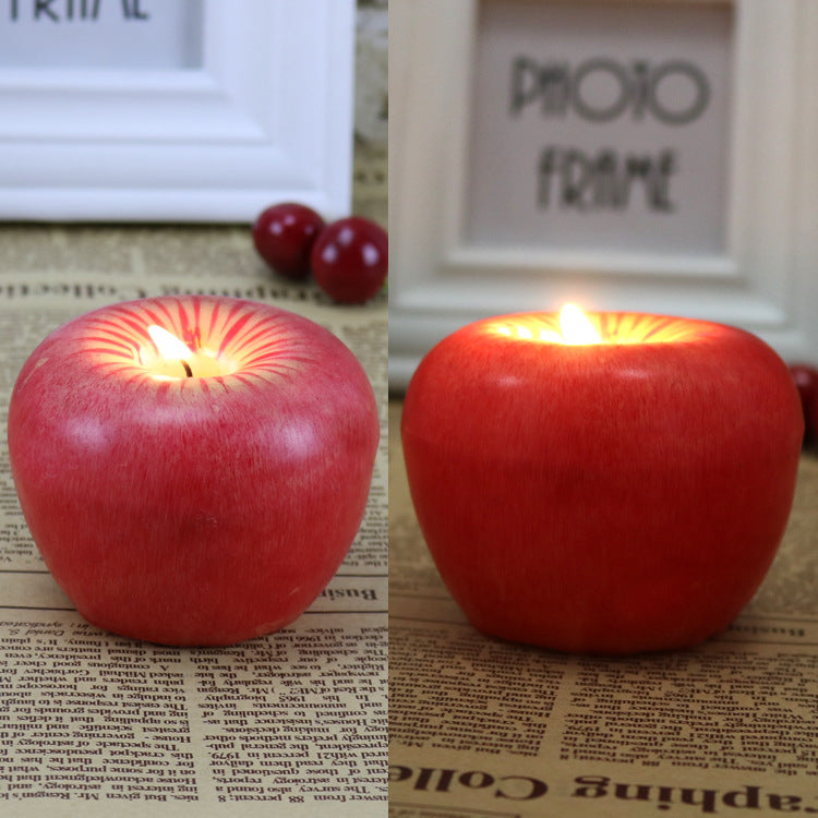 Christmas Eve Gift Apple Candle
