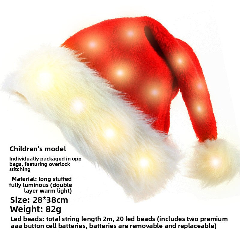 Christmas Short Plush Hat