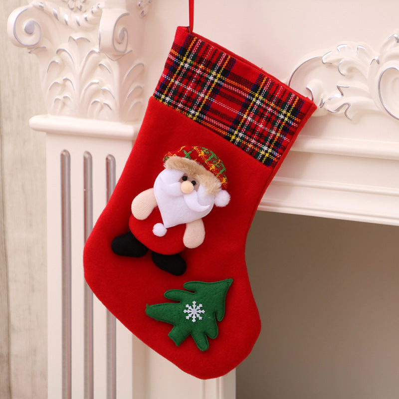 Christmas Gift Sock Hanging Bag