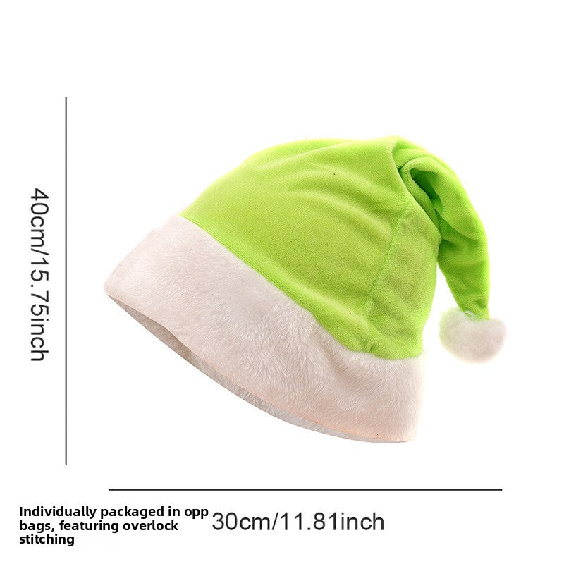 Christmas Short Plush Hat