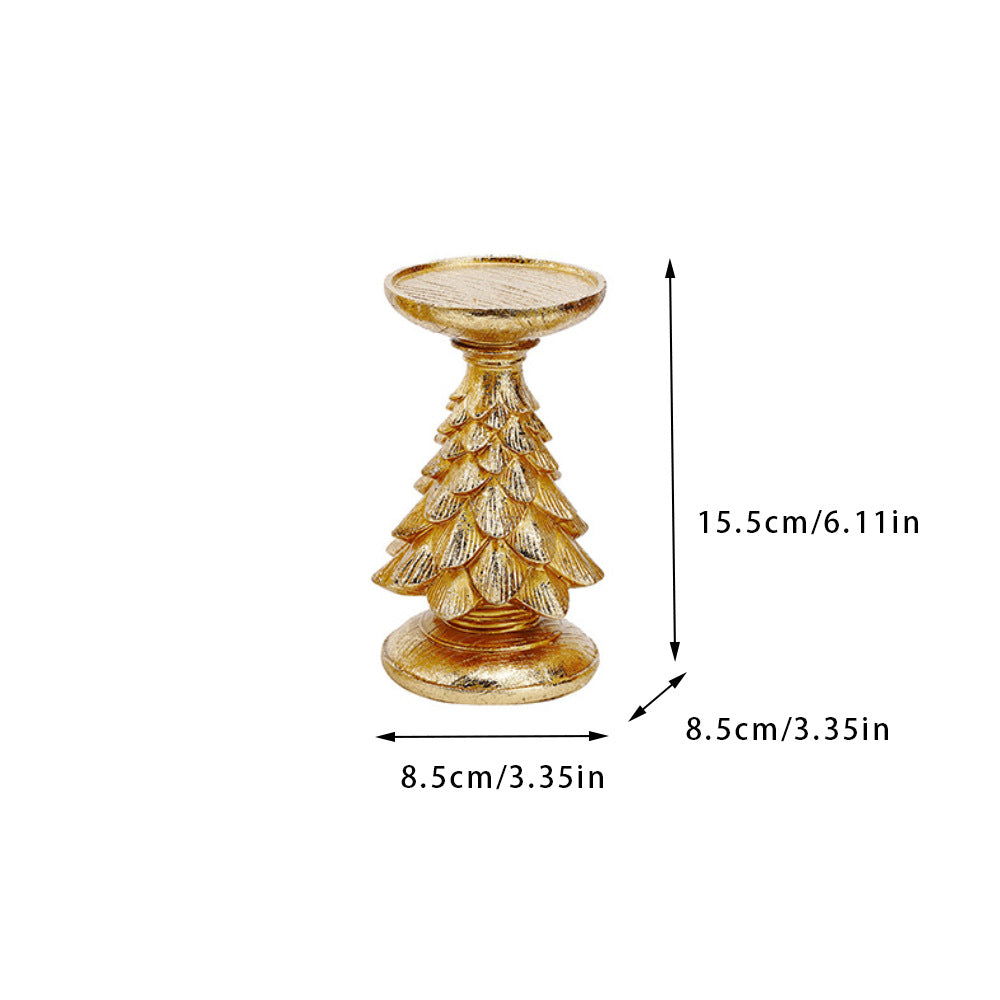 Christmas Tree Candle Holder Decor