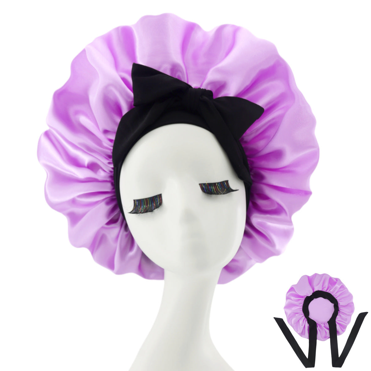 Sleep cap, imitation silk sleep cap