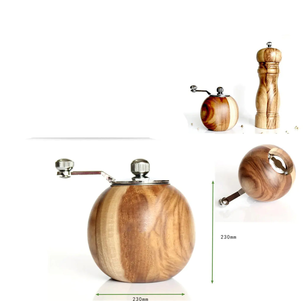 Wooden Pepper Grinder - Manual with Ceramic Core