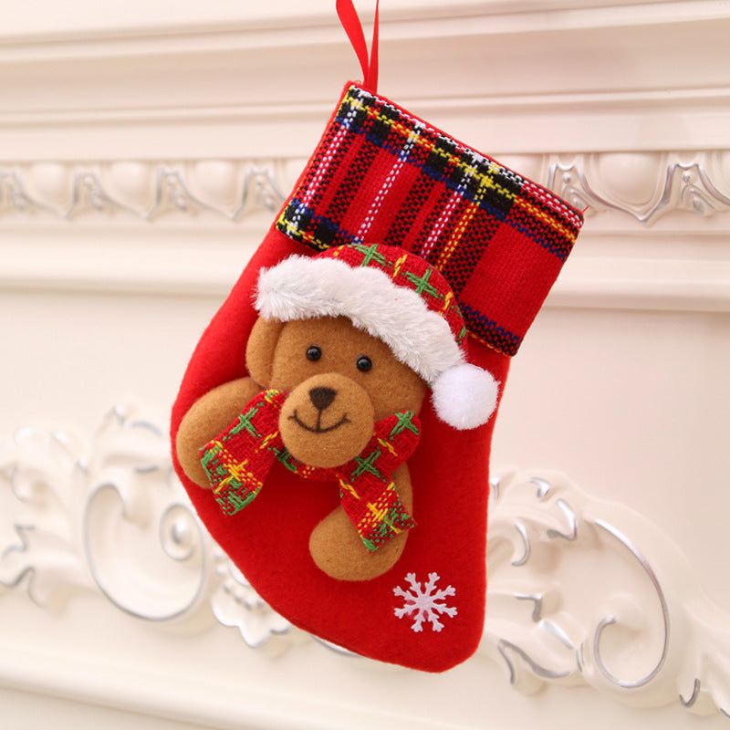 Christmas Gift Sock Hanging Bag
