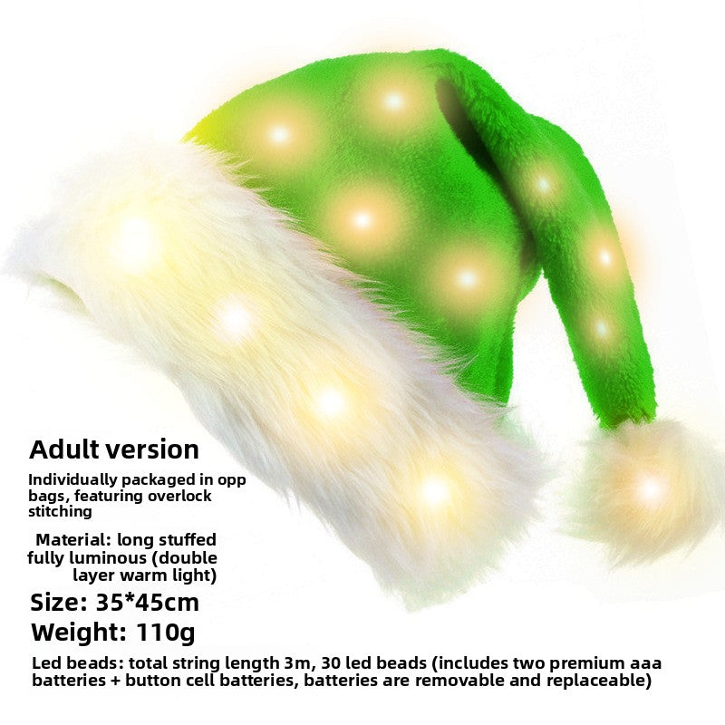 Christmas Short Plush Hat