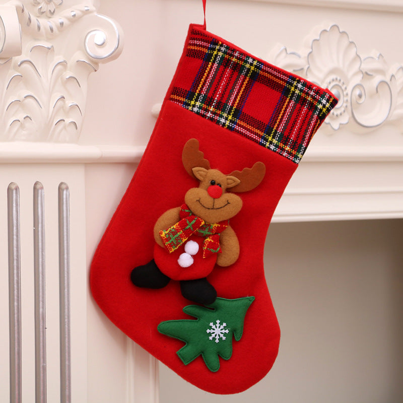 Christmas Gift Sock Hanging Bag