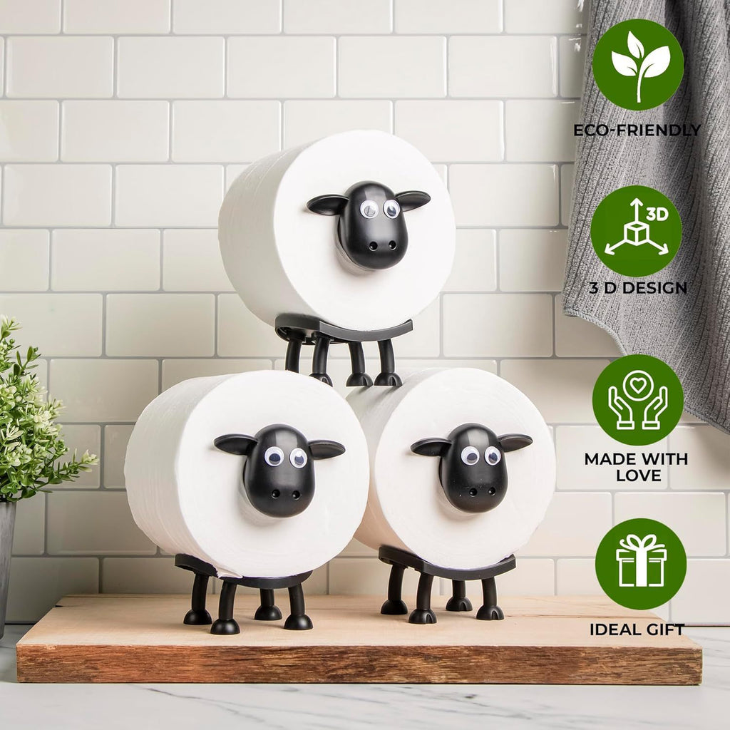 Sheep Toilet Roll Holder Funny Sheep Toilet Paper Holder Home Creative Roll Paper Holder