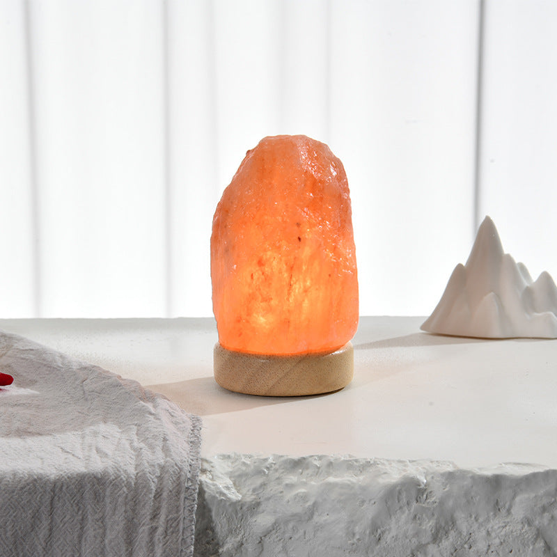 First-Hand Supply Of Natural Himalayan Pink Salt Lamp, Mini Children's Salt Lamp, Ambient Night Light, Holiday Gift For Classmates