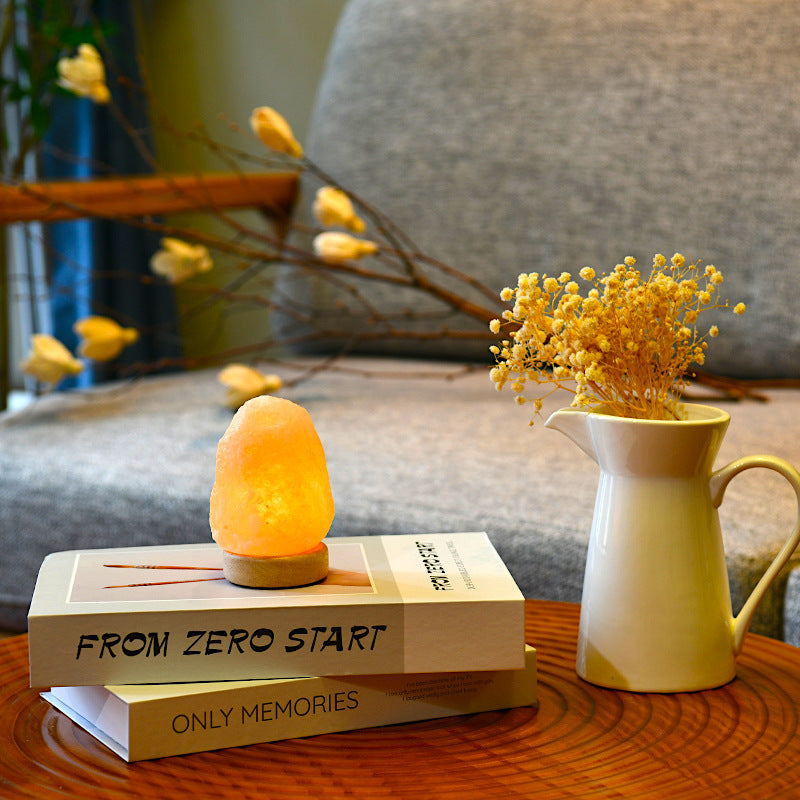 First-Hand Supply Of Natural Himalayan Pink Salt Lamp, Mini Children's Salt Lamp, Ambient Night Light, Holiday Gift For Classmates