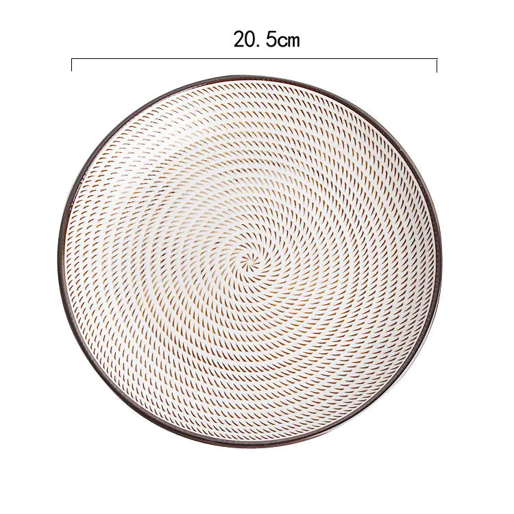 Japanese Ceramic Plates for Sushi and Snacks