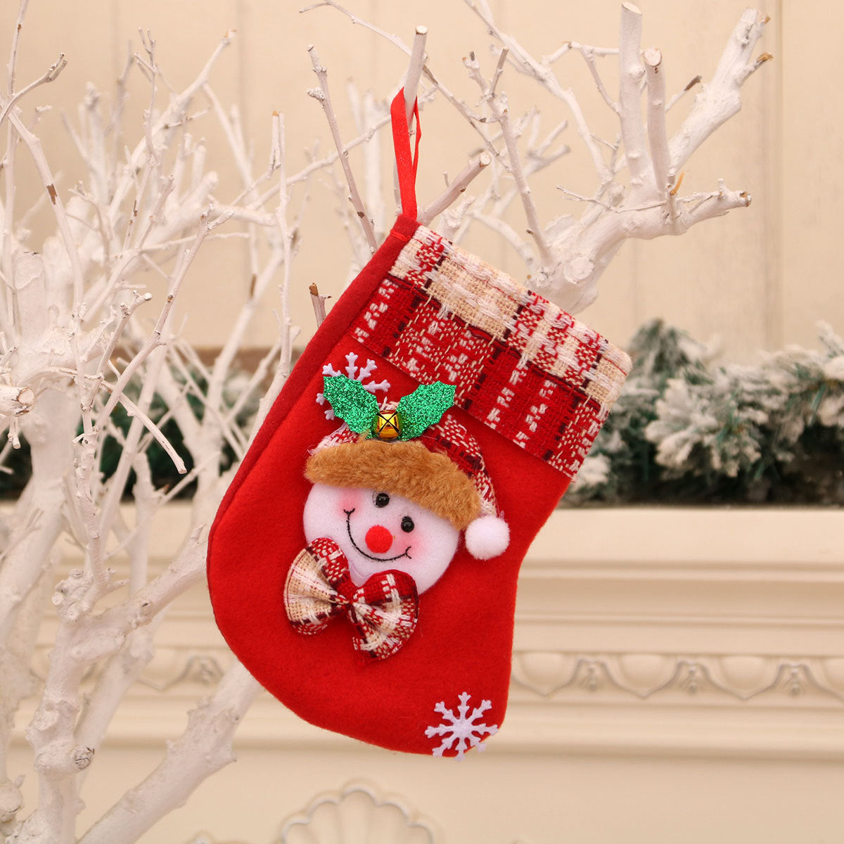 Christmas Gift Sock Hanging Bag
