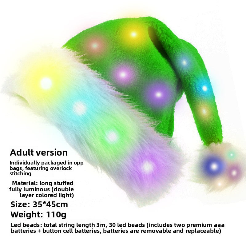 Christmas Short Plush Hat