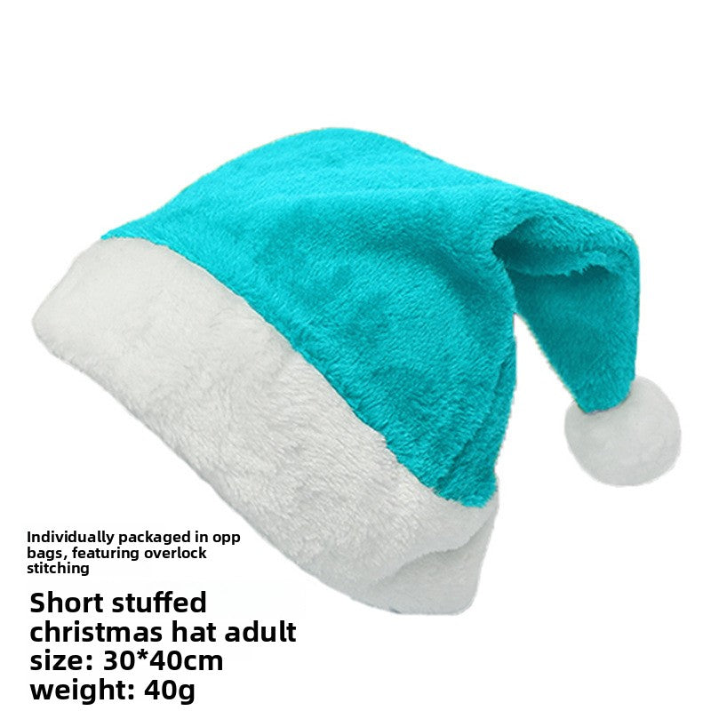 Christmas Short Plush Hat