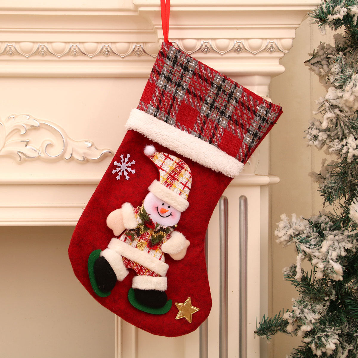 Christmas Gift Sock Hanging Bag