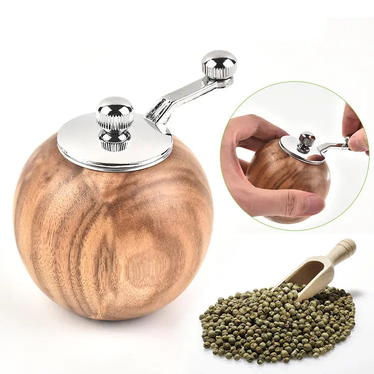Wooden Pepper Grinder - Manual with Ceramic Core